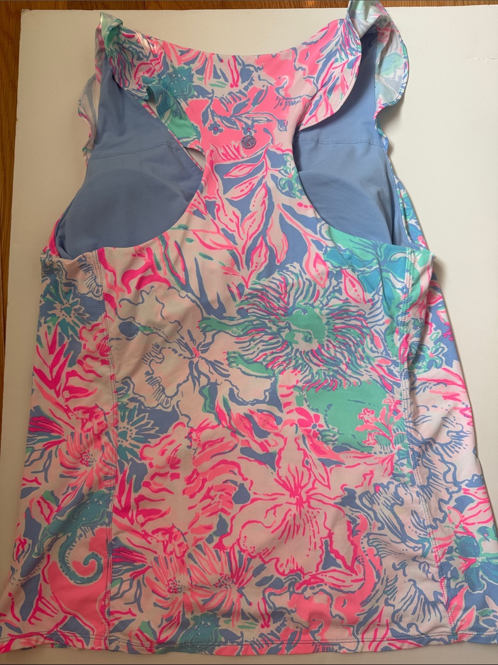🌸🌸EUC Lilly Pulitzer Luxletic Racerback Bra Top - Picture 4 of 6